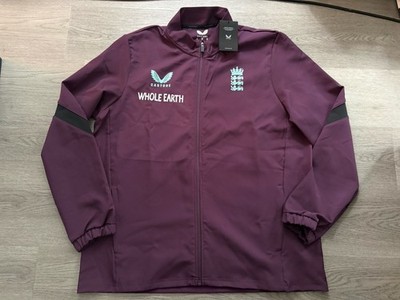 England Cricket Castore Herren lila Player Issue Hymne Jacke Größe 2XL neu mit Etikett