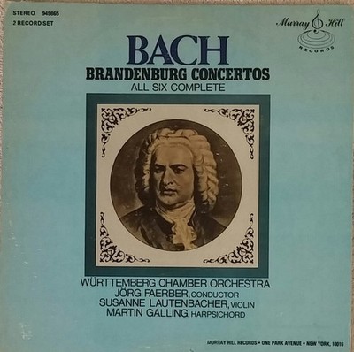 Johann Sebastian Bach / Württembergisches Kammerorchester, Jörg Faerber, Susan