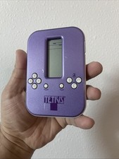 Radica TETRIS Electronic Handheld Travel Game Purple Videogame 2008 TESTED Light