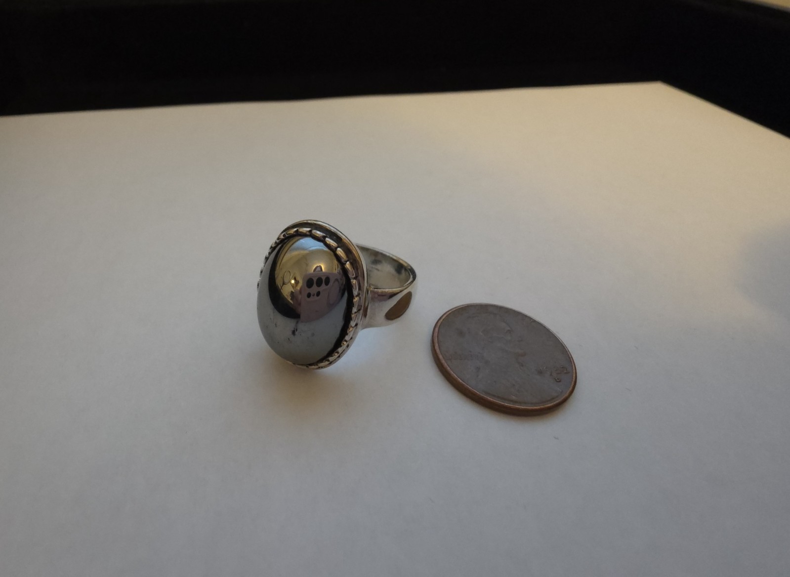 Premier Designs Eclipse Ring PD Faux Hematite Bla… - image 2