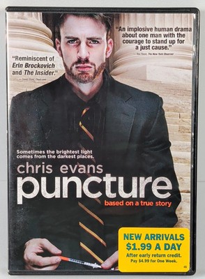 Puncture Drama Based On A True Story (2011) DVD Chris Evans Free Shipping