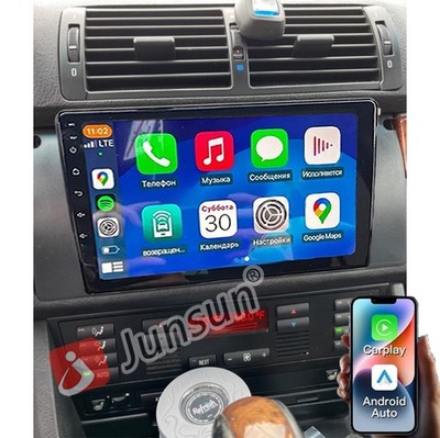 Android 14 Für BMW 5er E39 X5 E53 7er E38 Carplay Autoradio GPS NAVI 4G+64G DAB+