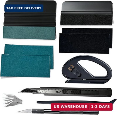 NEWISHTOOL Car Window Film Tinting Tools, Auto Window Tint Tool Kit, Felt Squeeg