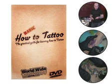 LEARN HOW TO TATTOO Basic Training Guide 1-Disc DVD Supply By Matt Bennet 