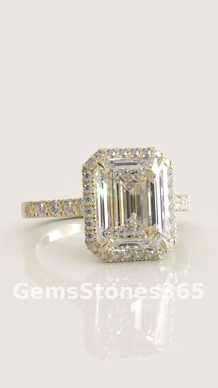 Real 925 Sterling Silver Gemstone Engagement Ring for Women-image