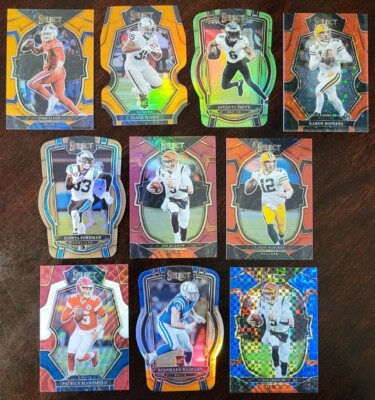 2022 Select Football COLOR SERIAL NUMBER PRIZMS You Pick - 2 Card Minimum