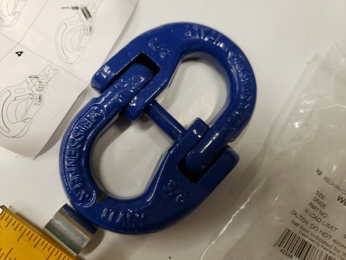 1-STCK. Peerless 8453200 Grade-100 3/8" V10 Rigging Kupplung Link 8800 Pfund - Bild 6 von 6