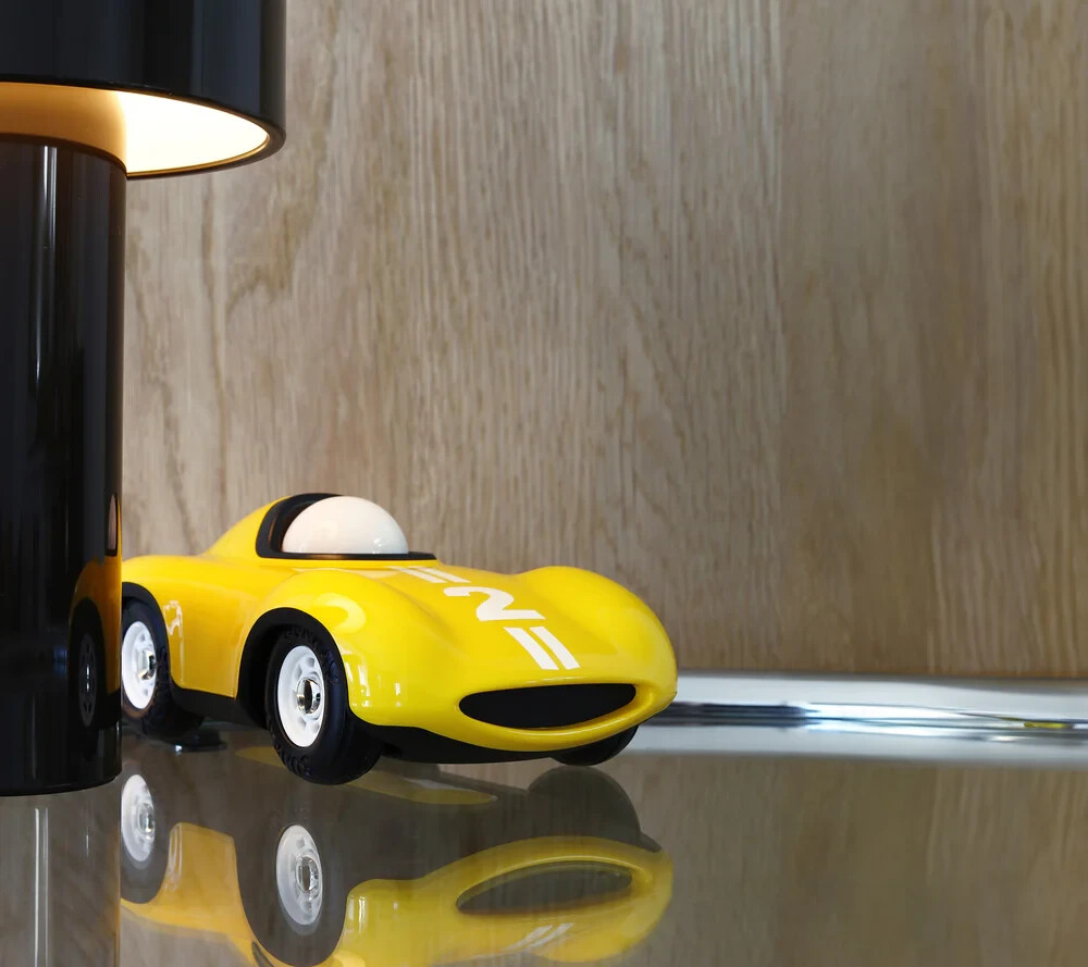 Playforever Mini Speedy Le Mans Yellow PL703 - Car Art Toy Free