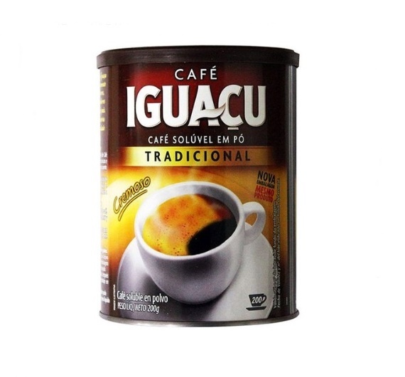 100 Brazilian Arabica Instant Cafe Iguacu Coffee Powder 200g in Cantin