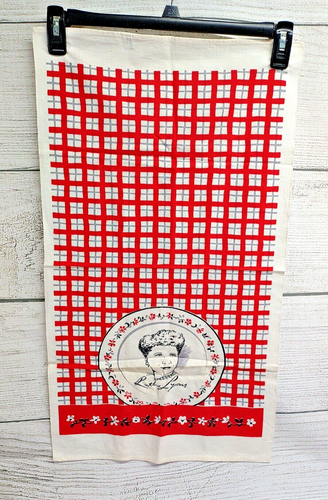 Vintage Startex Ruth Lyons Wonder Dri Decorative Kitchen Towel 30x16"