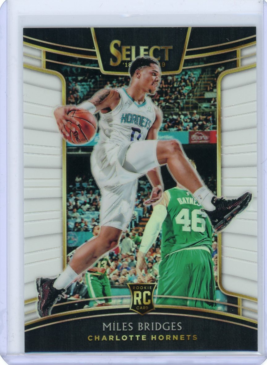 2018-19 Panini Select White Prizm Rookie #17 Miles Bridges #098/149