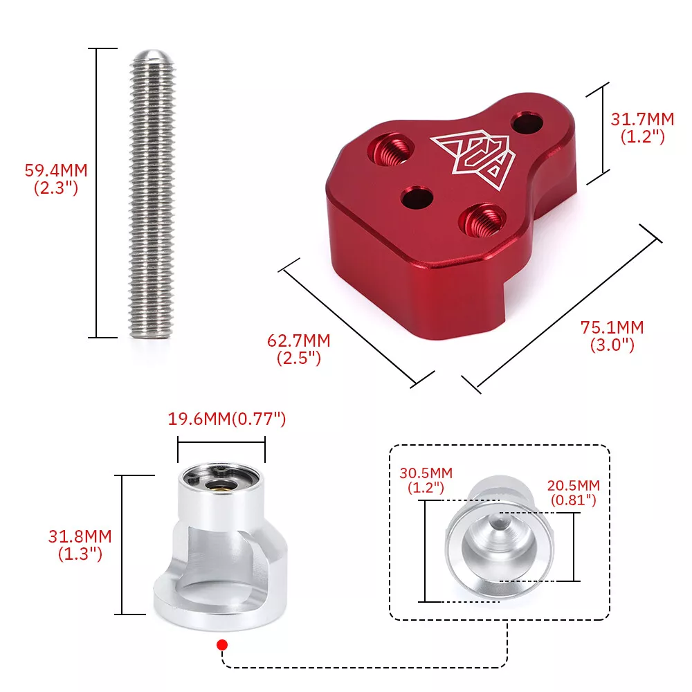 Red Aluminum For Subaru Valve Spring Compressor Tool 512 WRX STI
