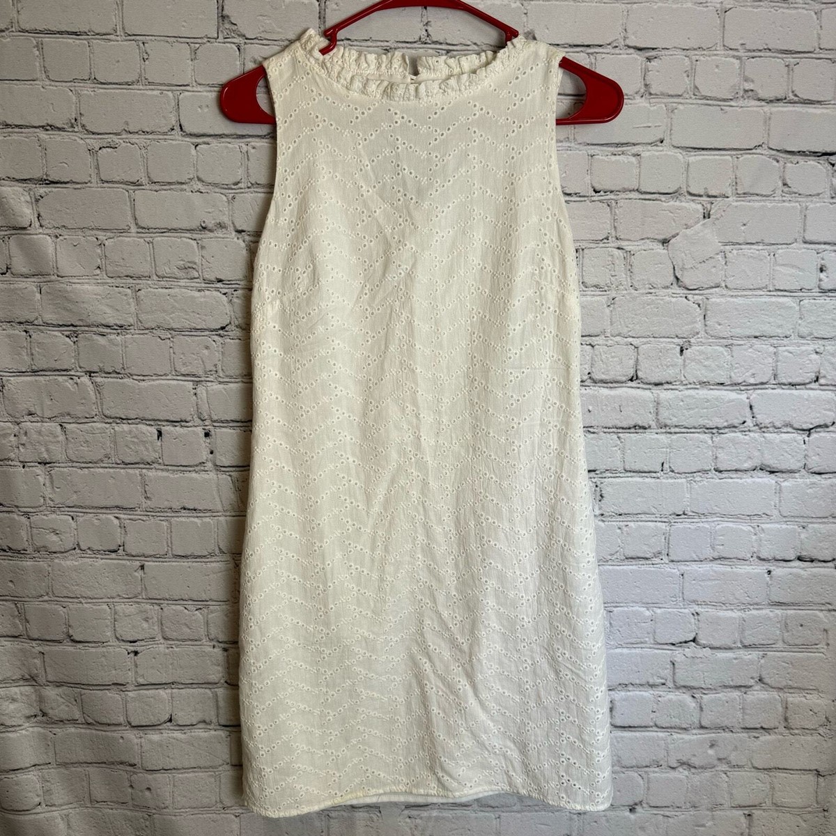 Sail to Sable Ivory Eyelet Dress Size XS Sleeveless Cutout Ruched classic fem | eBay Sail to Sable Ivory Eyelet Dress Size XS Sleeveless Cutout Ruched classic fem | eBay