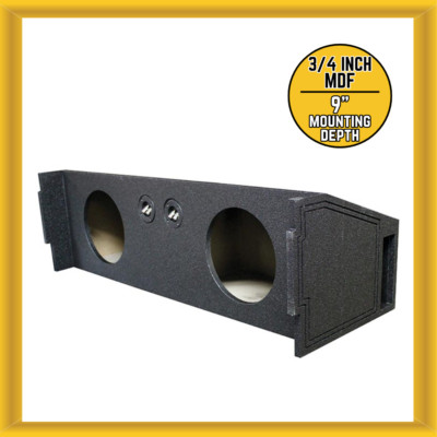 QPower  QBOMB  Dual 10  Vented Empty Woofer Enclosure for All Full Size SUV