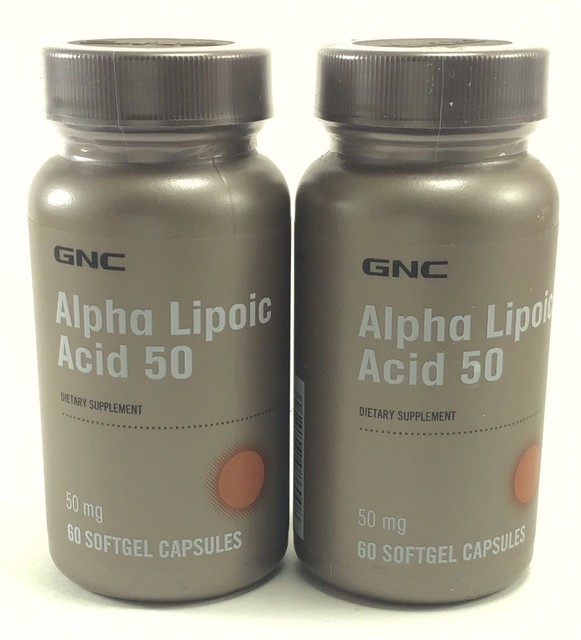 GNC Alphalipoic Acid 600 MG 60 Caplets for sale online eBay