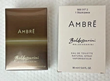 HUGO BALDESSARINI AMBRE 3.0 oz 90 ml SPRAY toilette edt MEN COLOGNE PERFUME