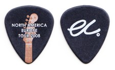 Eric Clapton Black Guitar Pick - North America Europe Tour 2008