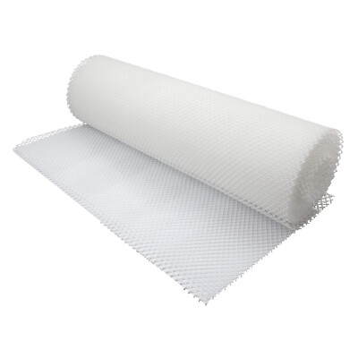 Barregal Einlage Matten Rolle - Weiß 61 cm x 10 m Glasmatten Gitter Kneipe Bar