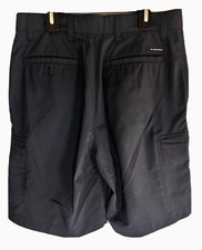 Chaps Shorts size 30 Men's Black Golf Cargo Polyester/Elastane cargo pockets 55