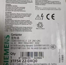 NEW Siemens Simantic 3TF5422-0XQ0 PLC Programmable Logic Controller Contactor