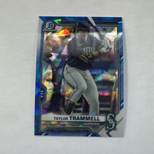 2021 Bowman Sapphire Edition - Chrome Prospects #BCP-132 Taylor Trammell (RC)