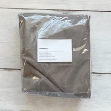 NWT Crate & Barrel Square Fire Pit Cover Outdoor Brown 32.25 x32.25 x17 Carswell