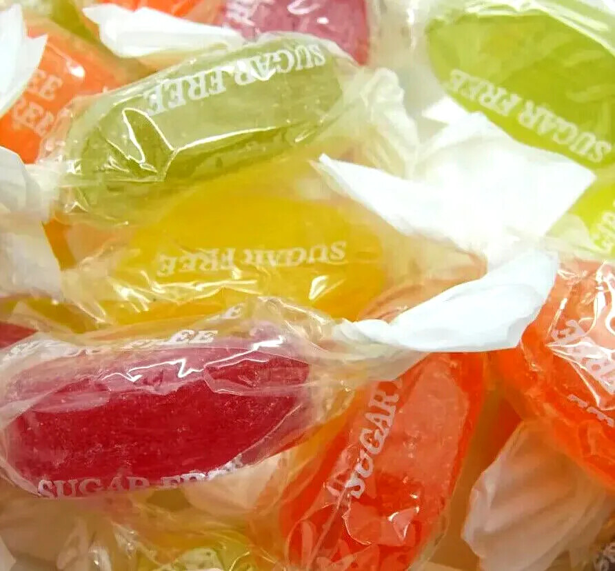 Sugar Free FRUIT DROPS Sweets Diabetics Lite Sweets Hard Boiled Wrapped