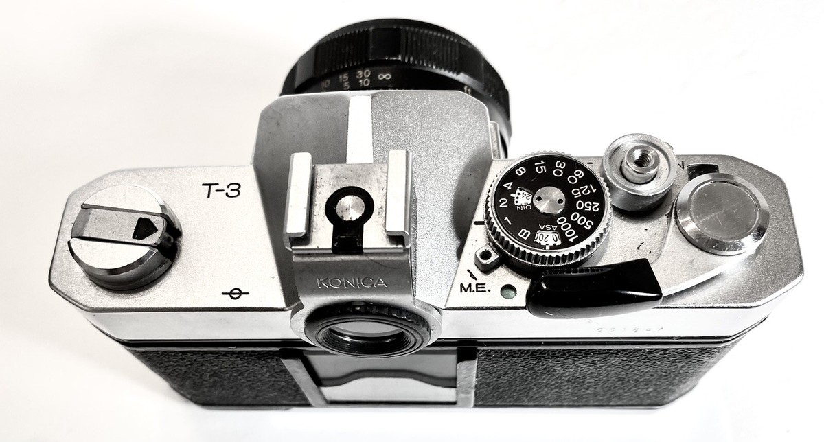 Konica Auto reflex T3 With Konica Hexagon AR 57mm 1.4 Lens