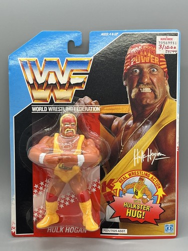 1990 Hasbro WWF Hulk Hogan Hulkster Hug! Action Fi...