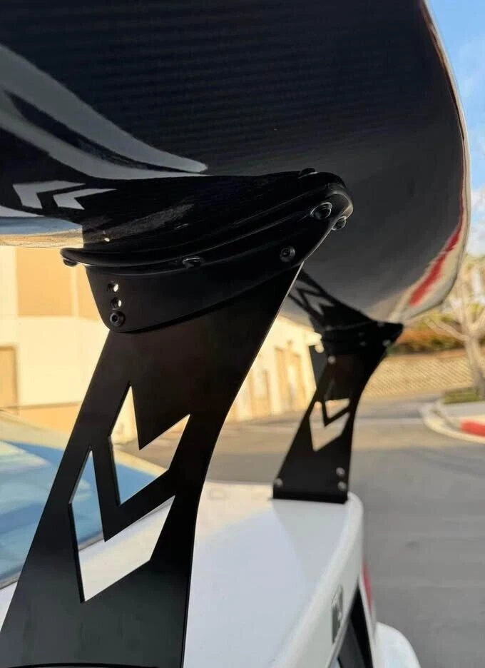 ️‍🔥 NRG 69" CARBON FIBER UNIVERSAL GT TRUNK WING SPOILER for SCION TC - Image 4 of 4