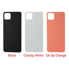 Back Glass Battery Cover Rear Door w Camera Lens Replacement for Google Pixel 4