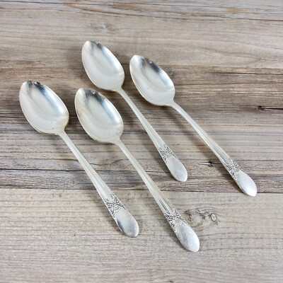 Wm Rogers International BELOVED Silverplate 1940 Eagle Star 4