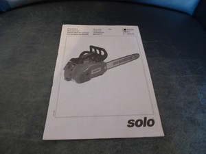 Orig. Ersatzteilliste Solo 633 Motorsäge