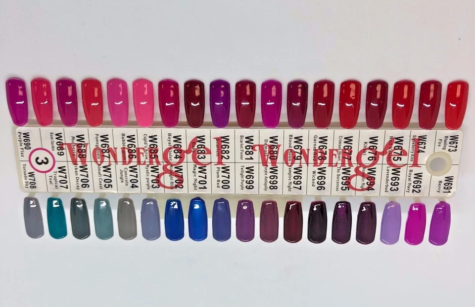 Esmalte em gel Wonder e laca para unhas combinando e pó acrílico/mergulhamento 2 oz   - Imagem 3 de 4