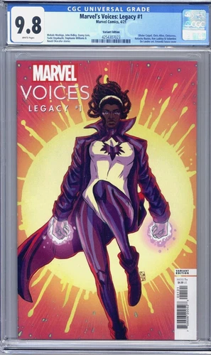 Marvel Voices: Legacy #1  Souza Variant Cover CGC 9.8 Marvel Comics 2021