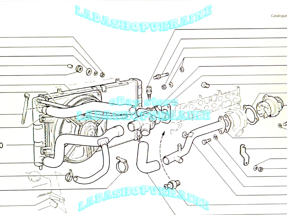 Ventilador Eléctrico LADA KALINA 1117 1118 1119 NIVA 2123 Ventilador Radiador Foto 2 de 4