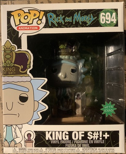 Funko Pop Rick and Morty 6 pulgadas King of $#!+ #694 - Imagen 2 de 7
