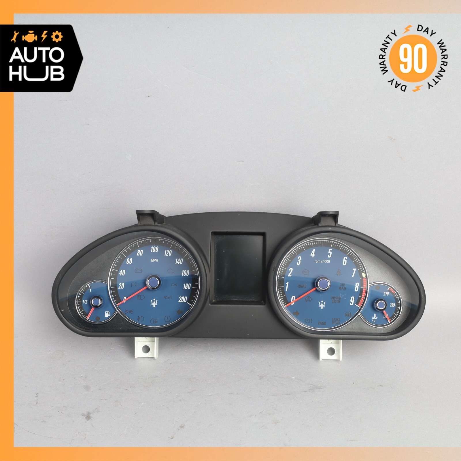 09-11 Maserati GranTurismo M145 4.2L V8 Instrument Cluster Speedometer OEM 70k