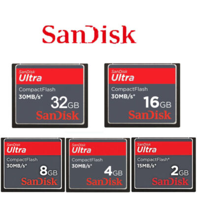 SanDisk 2GB/4GB/8GB/16GB/32GB Ultra 30MB/S CompactFlash CF Carte Mémoire f.