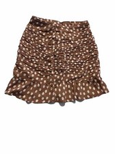 Abercrombie Fitch XS Skirt Midi Polka Dot Lined