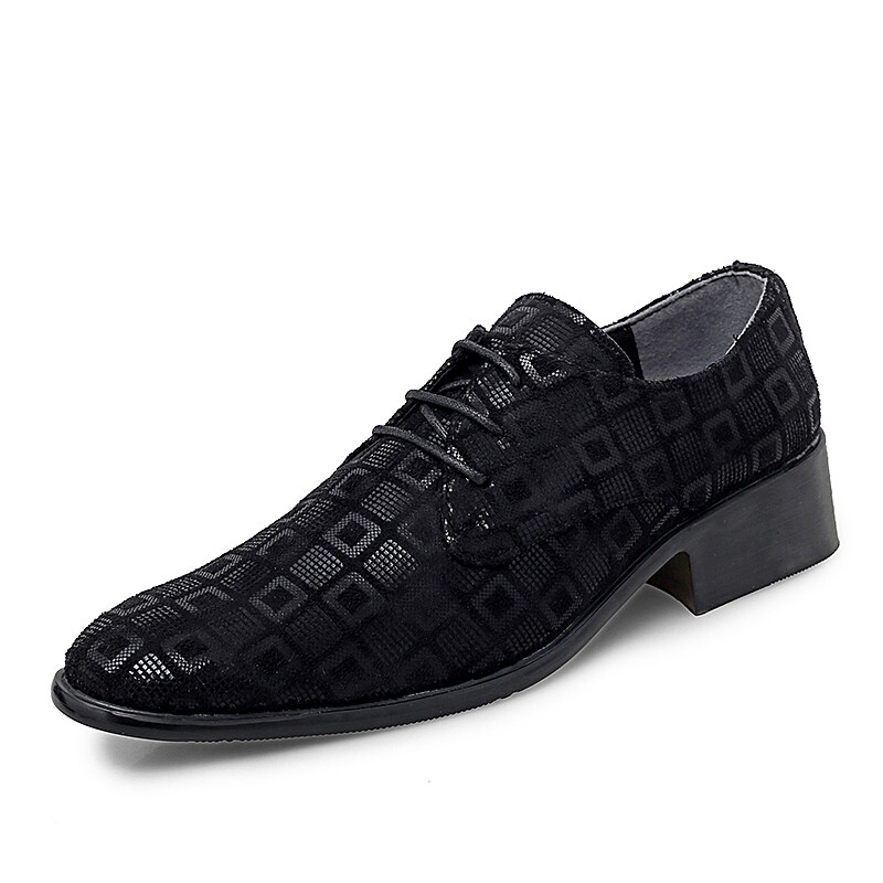 Mens Dress Formal Business Shoes Pointy Toe Oxfords Work Office Lace up  Casual L | eBay