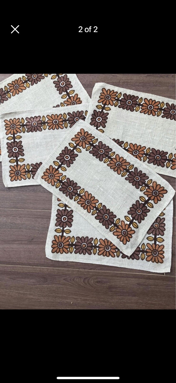 ☘️ RETRO SET OF 5 IRISH LINEN TABLE MATS ) FROM NORTHERN IRELAND ☘️ eBay