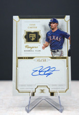2024 Topps Definitive Collection Evan Carter Definitive Rookie Autograph 45/50