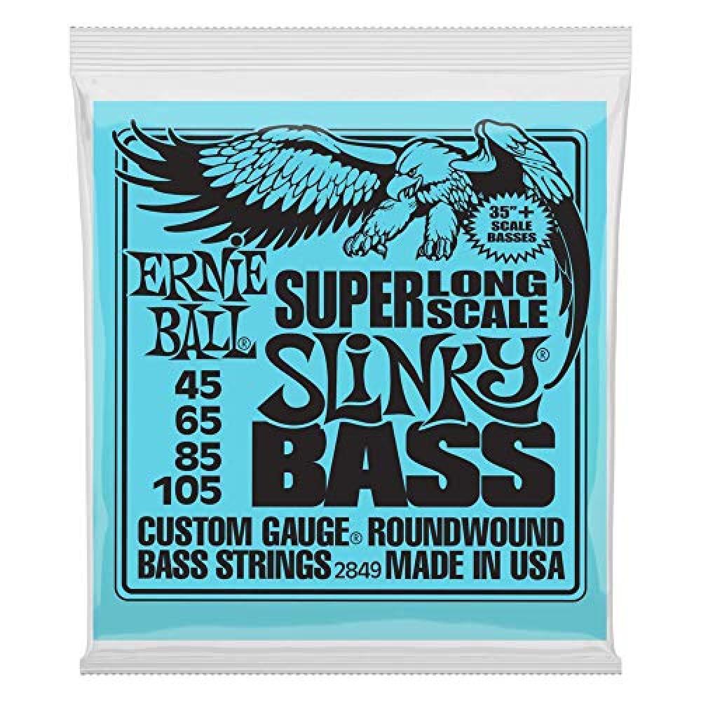 (TG. 4-Corde) Cordes de basse électrique Slinky   grande échelle Ernie Ball -
