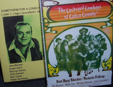 WESTERNS   Dan Blocker SOMETHING FOR LONELY MAN & COCKEYED COWBOYS CALICO COUNTY