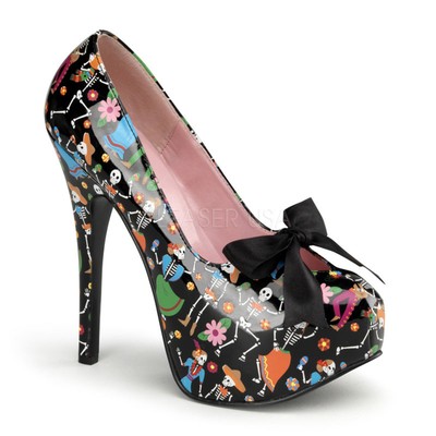 day of the dead high heels