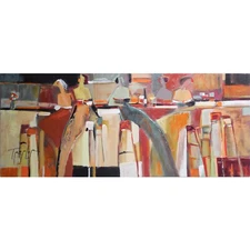 Yuri Tremler (Ukraine 1961) "Girlfriends" Serigraph on Paper - Signed & Numbered