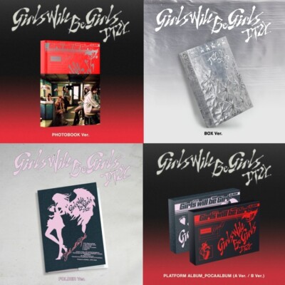 ITZY Girls Will Be Girls Photobook + Folder + Box + 2 Platform Ver Set (DHL)
