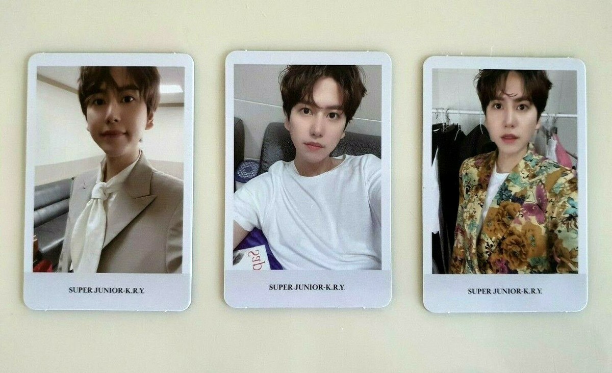 Super Junior SUJU KRY K. R.Y. Official photocard - choose each | eBay