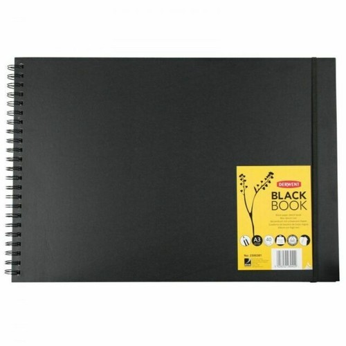 Derwent Academy A5 Hardcover Sketchbook - 128 Sheets 135gsm Paper, Perforated, For Drawing & Sketching - View #5